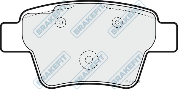 APEC BRAKING Комплект тормозных колодок, дисковый тормоз PD3220